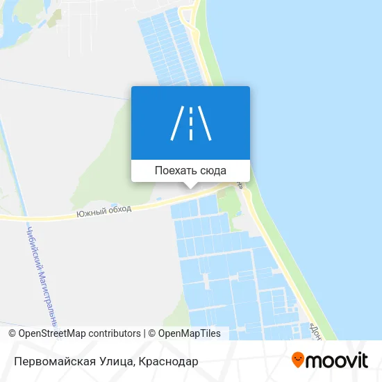 Карта Первомайская Улица