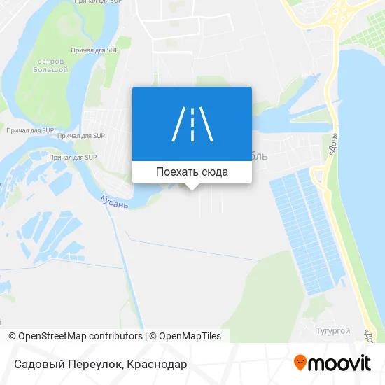 Карта Садовый Переулок