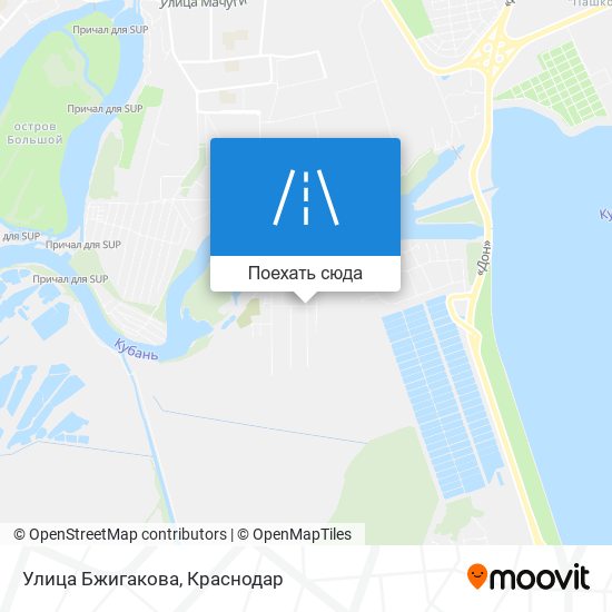 Карта Улица Бжигакова