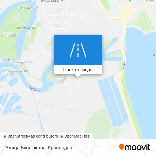 Карта Улица Бжигакова