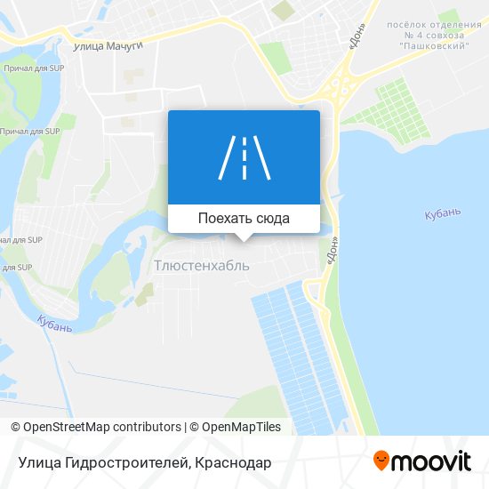 Карта Улица Гидростроителей