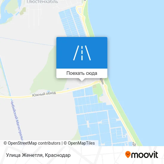 Карта Улица Женетля