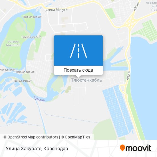 Карта Улица Хакурате