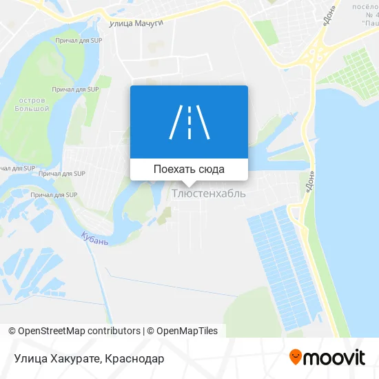 Карта Улица Хакурате
