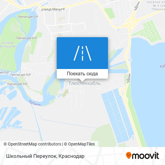 Карта Школьный Переулок