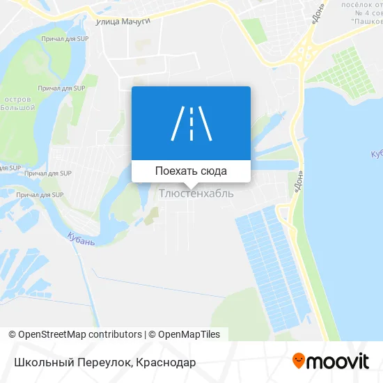 Карта Школьный Переулок