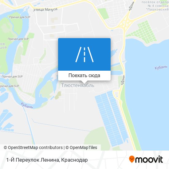 Карта 1-Й Переулок Ленина