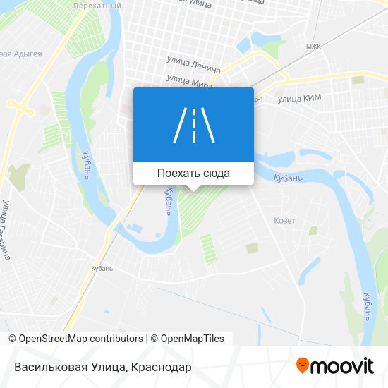 Карта Васильковая Улица