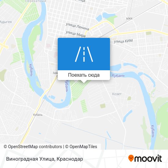 Карта Виноградная Улица