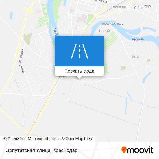 Карта Депутатская Улица