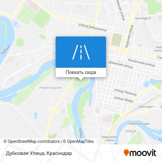 Карта Дубковая Улица