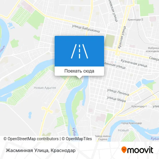 Карта Жасминная Улица