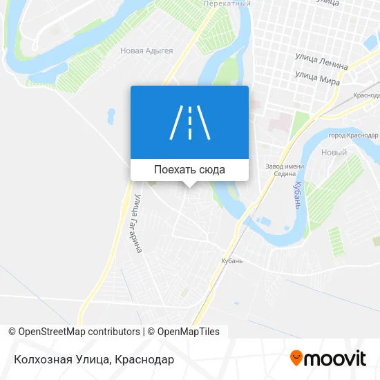 Карта Колхозная Улица