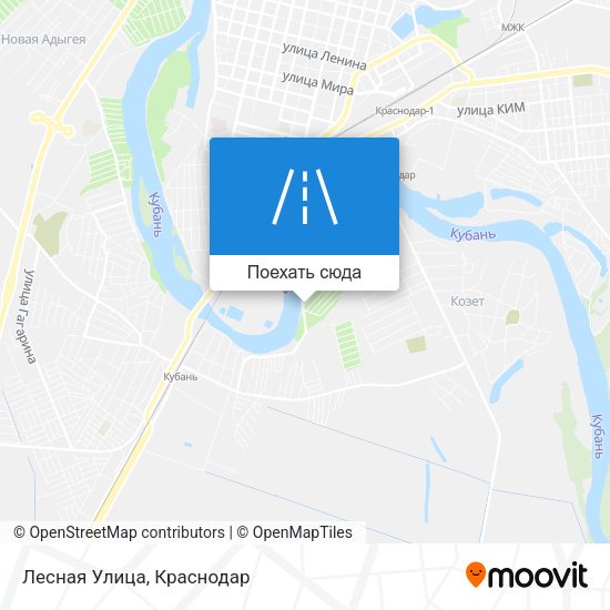Карта Лесная Улица