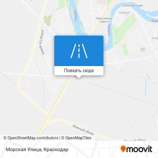 Карта Морская Улица