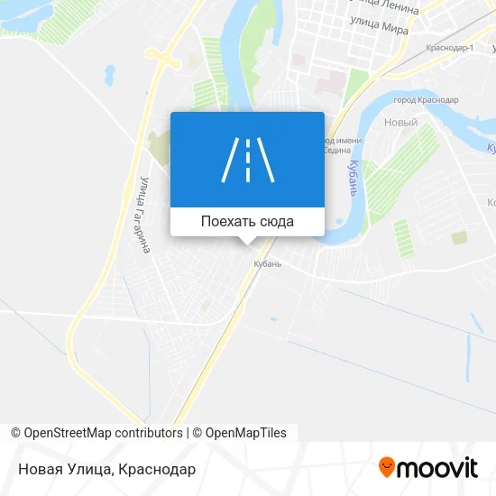 Карта Новая Улица