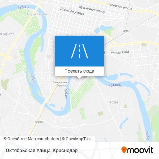 Карта Октябрьская Улица