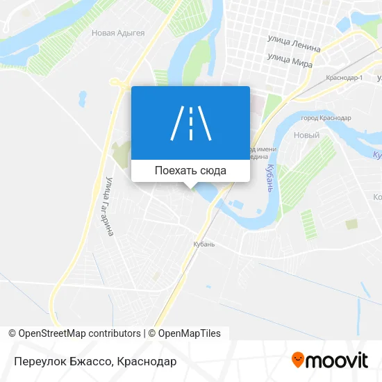 Карта Переулок Бжассо