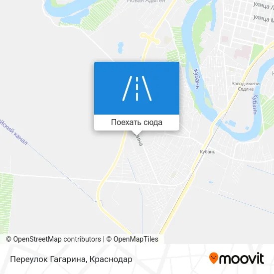 Карта Переулок Гагарина