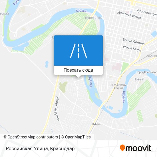 Карта Российская Улица