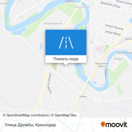 Карта Улица Дружбы
