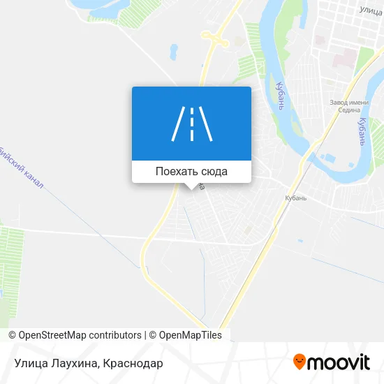 Карта Улица Лаухина