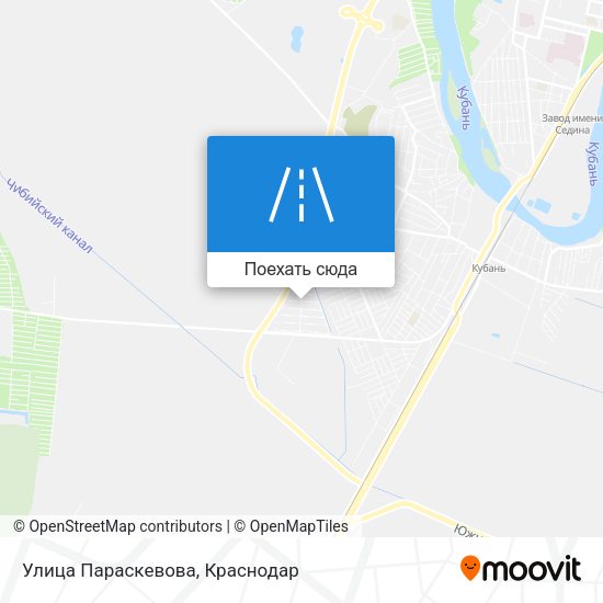 Карта Улица Параскевова