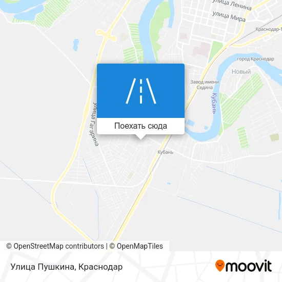 Карта Улица Пушкина