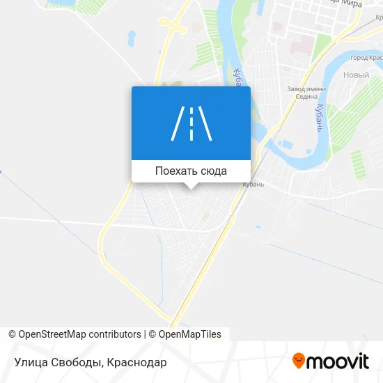 Карта Улица Свободы