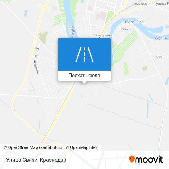 Карта Улица Связи
