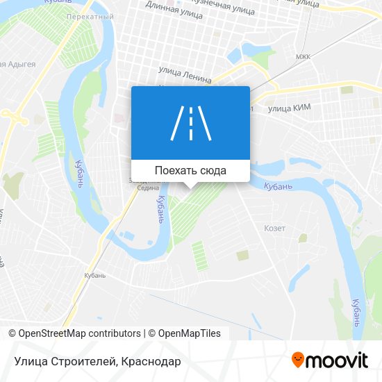 Карта Улица Строителей