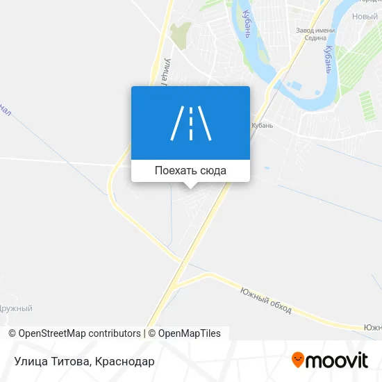Карта Улица Титова