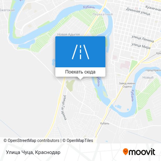 Карта Улица Чуца