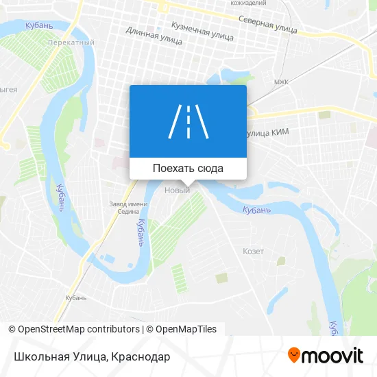 Карта Школьная Улица