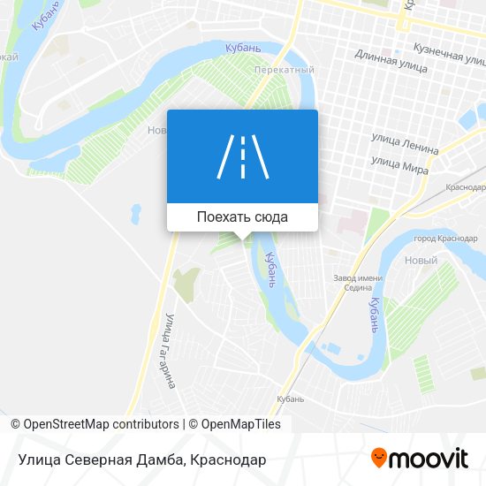 Карта Улица Северная Дамба