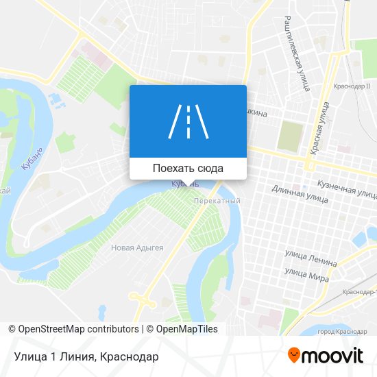 Карта Улица 1 Линия