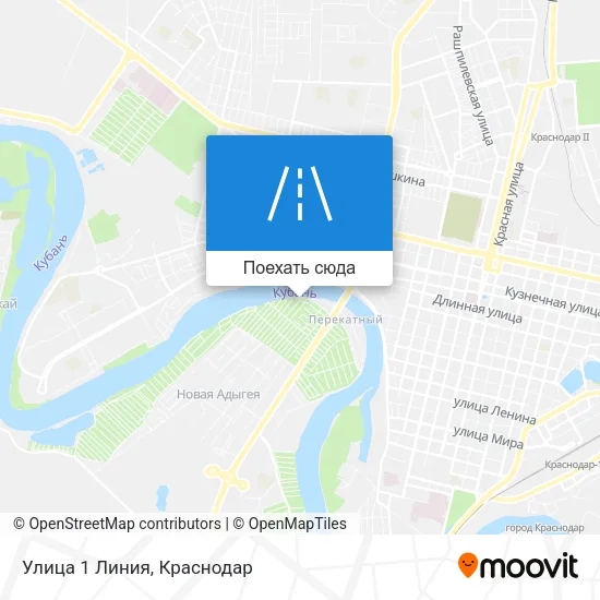 Карта Улица 1 Линия
