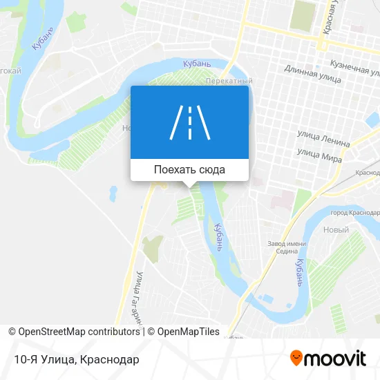 Карта 10-Я Улица