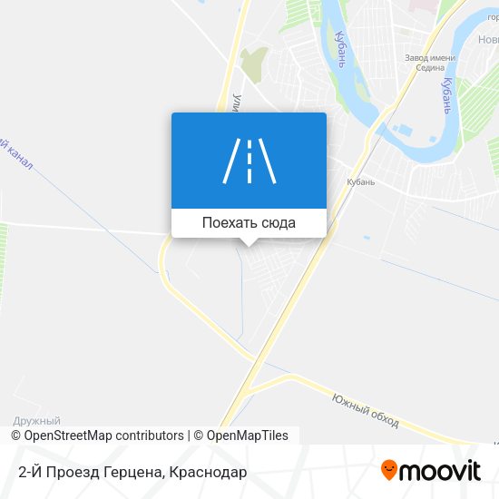 Карта 2-Й Проезд Герцена