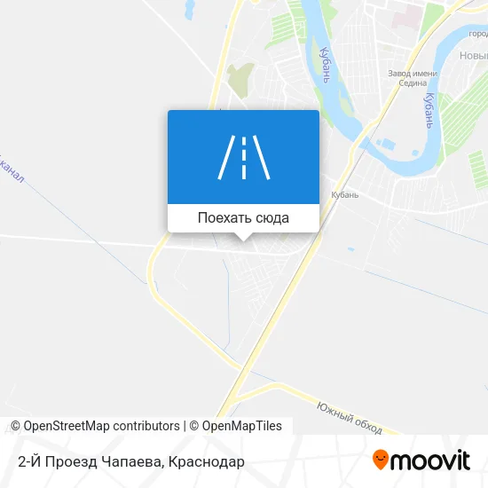 Карта 2-Й Проезд Чапаева
