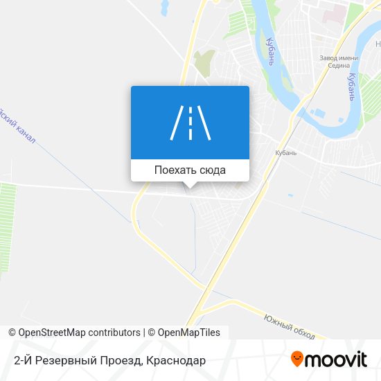 Карта 2-Й Резервный Проезд