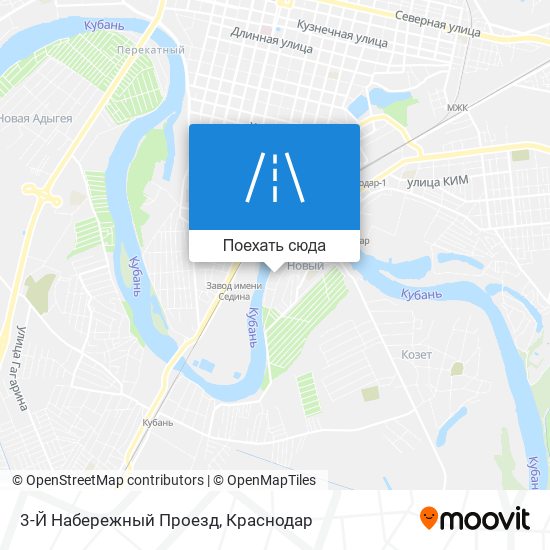 Карта 3-Й Набережный Проезд