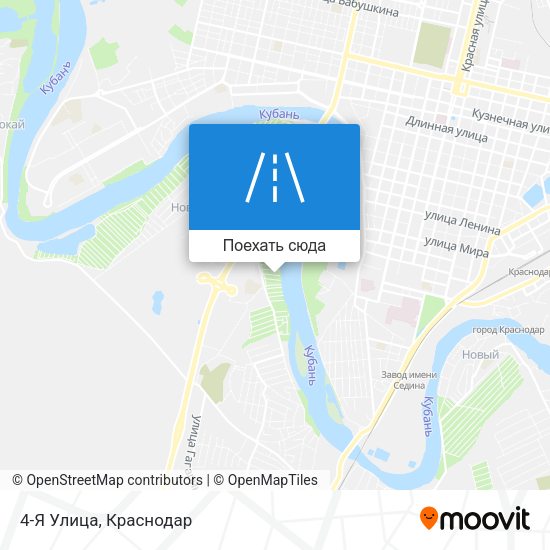 Карта 4-Я Улица