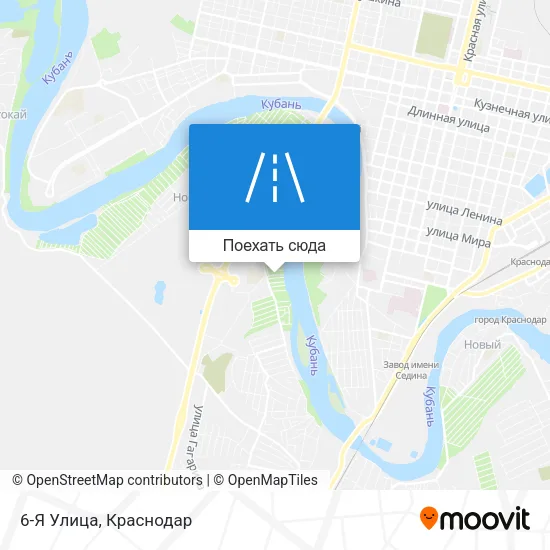 Карта 6-Я Улица
