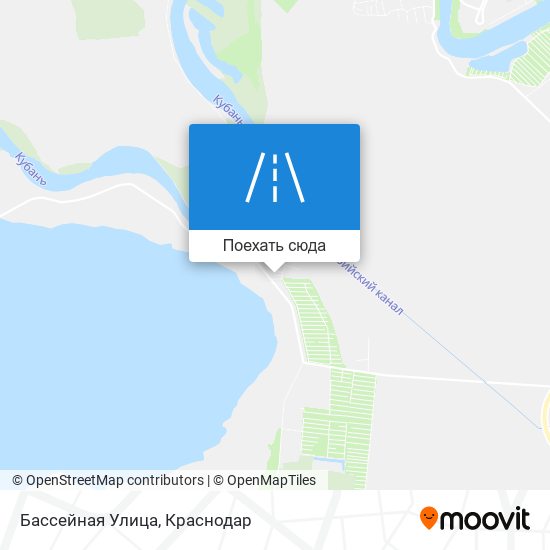 Карта Бассейная Улица