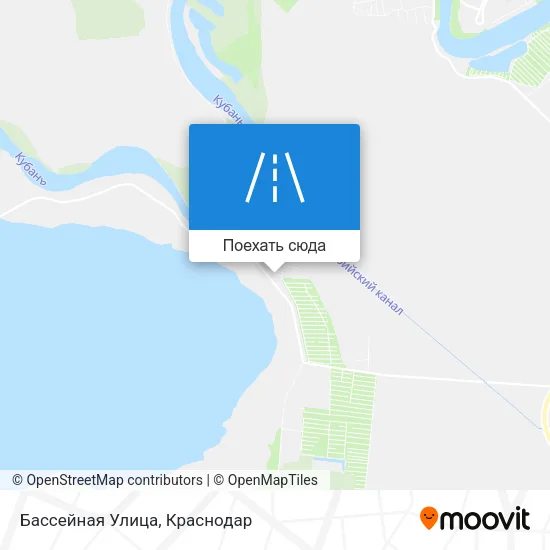 Карта Бассейная Улица