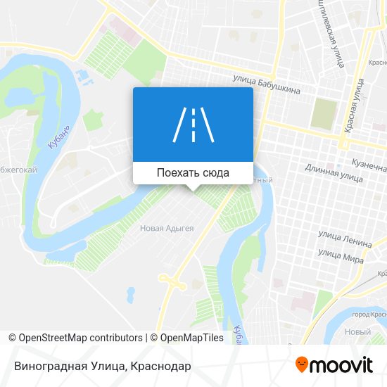 Карта Виноградная Улица