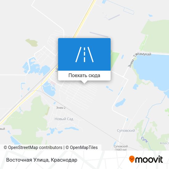 Карта Восточная Улица