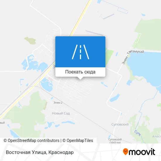 Карта Восточная Улица