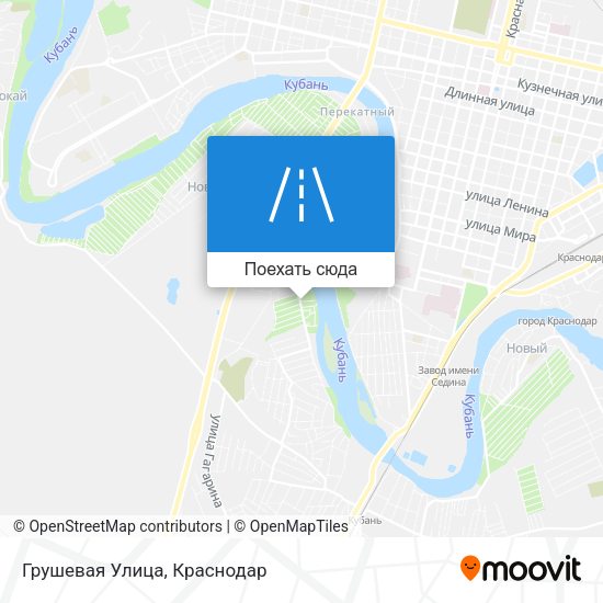 Карта Грушевая Улица